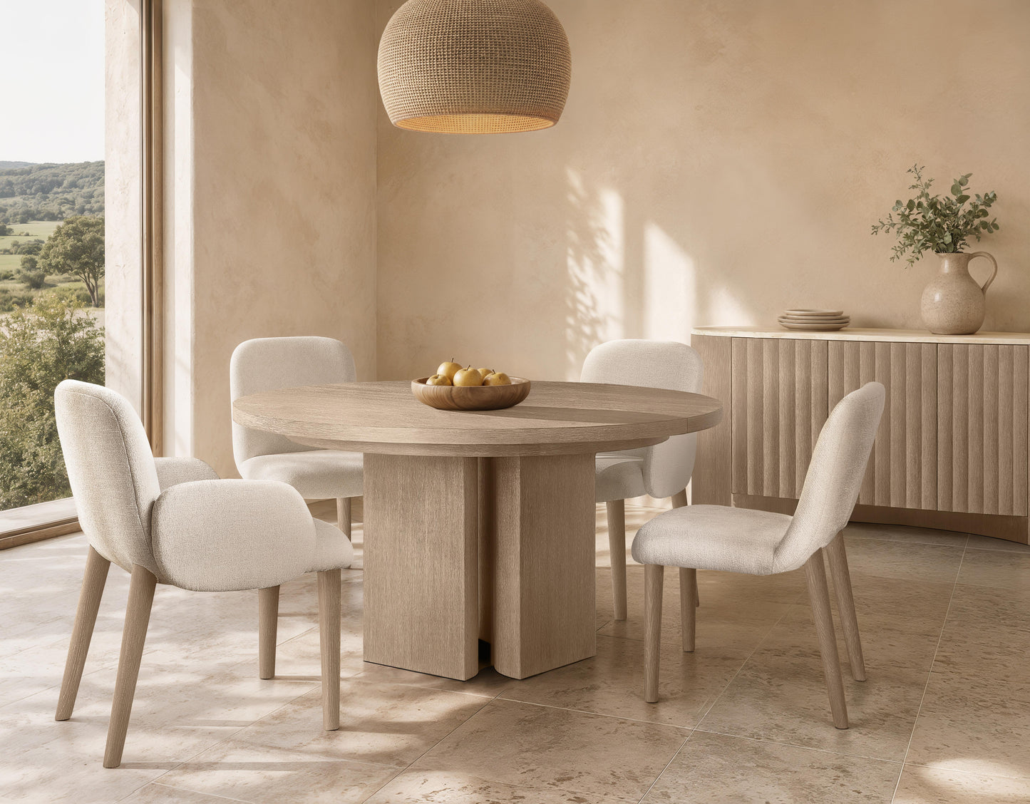 Luxury Loggia Dining Table Modern Italian Style for Villa