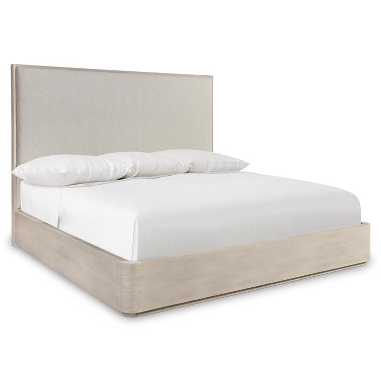 Luxury Lucerne Fabric Panel Bed Modern Italian Style for Villa