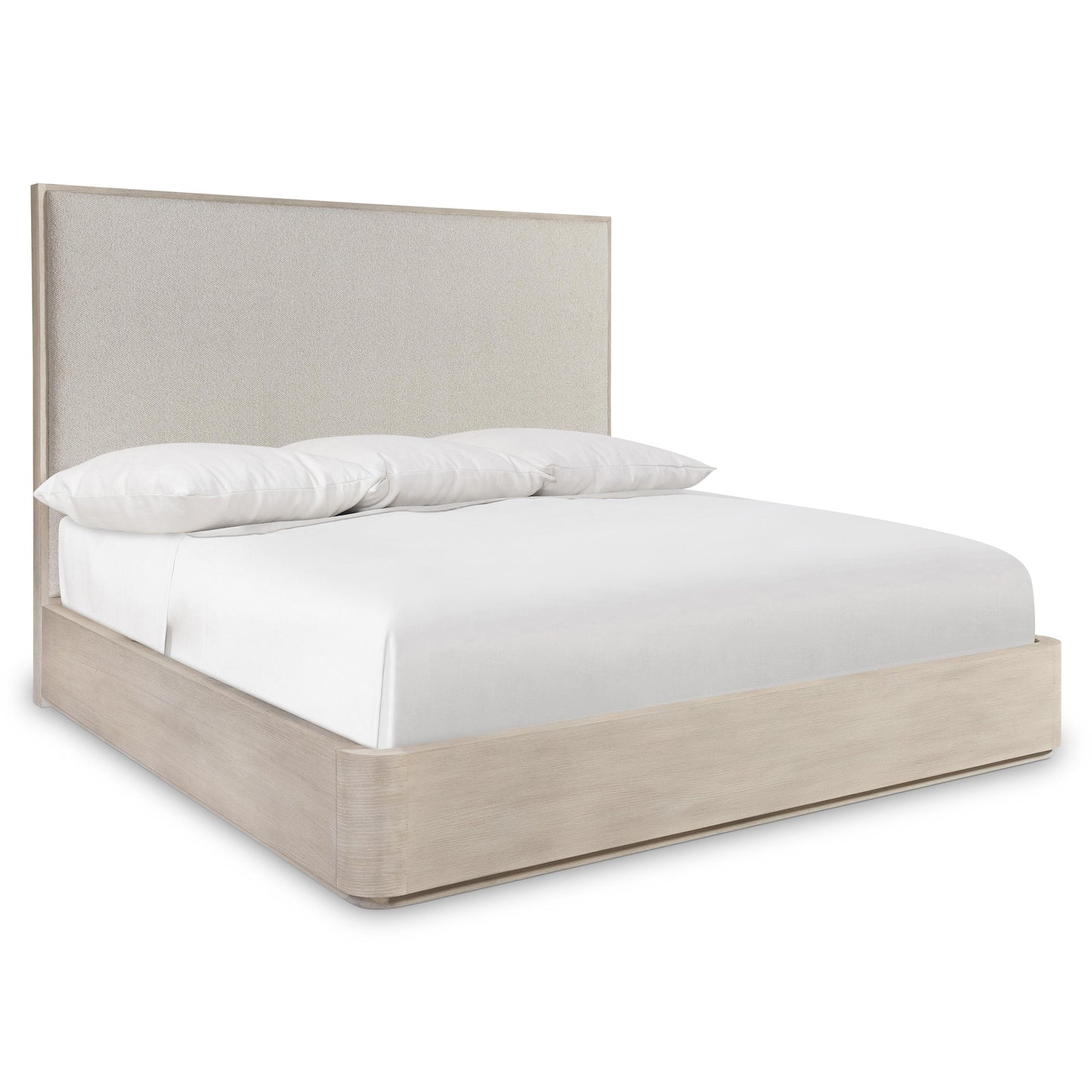 Luxury Lucerne Fabric Panel Bed Modern Italian Style for Villa