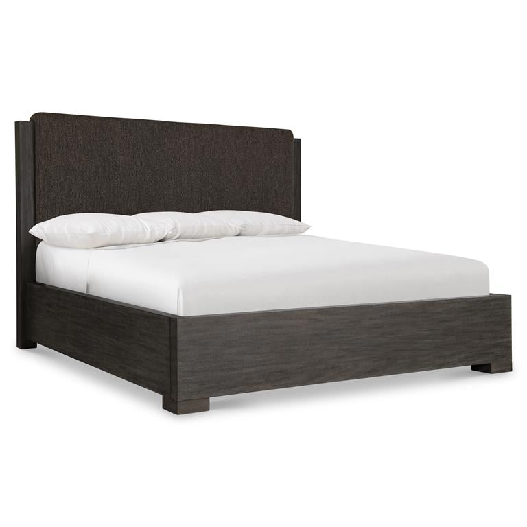 Luxury Ludwig Fabric Panel Bed Modern Italian Style for Villa