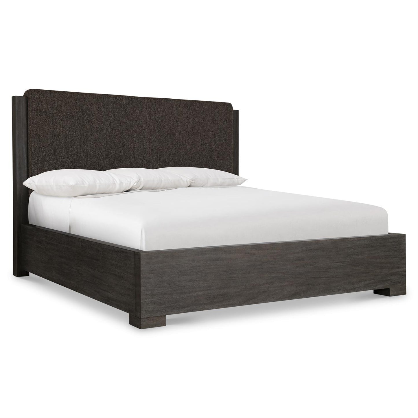 Luxury Ludwig Fabric Panel Bed Modern Italian Style for Villa