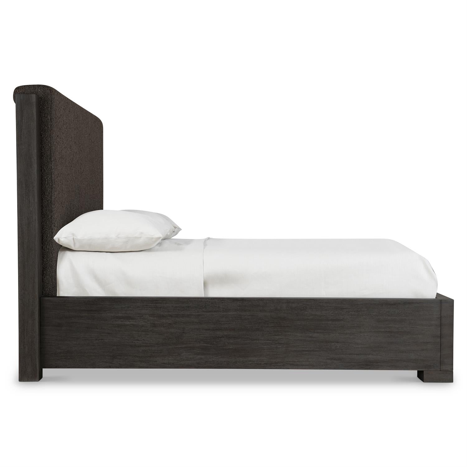 Luxury Ludwig Fabric Panel Bed Modern Italian Style for Villa