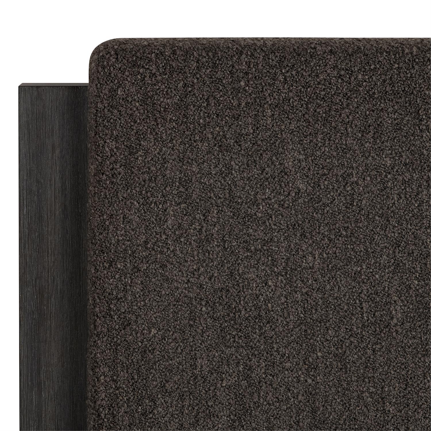 Luxury Ludwig Fabric Panel Bed Modern Italian Style for Villa