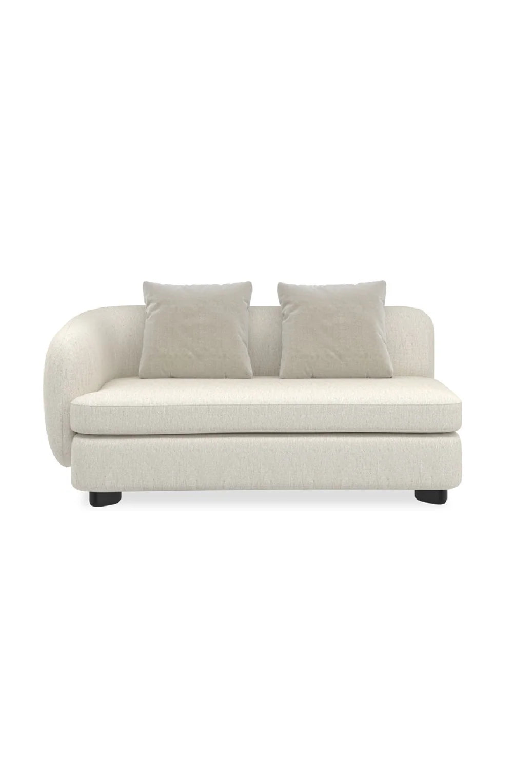 Luxury Lumi Fabric Sectional Chair Modern Italian Style for Villa