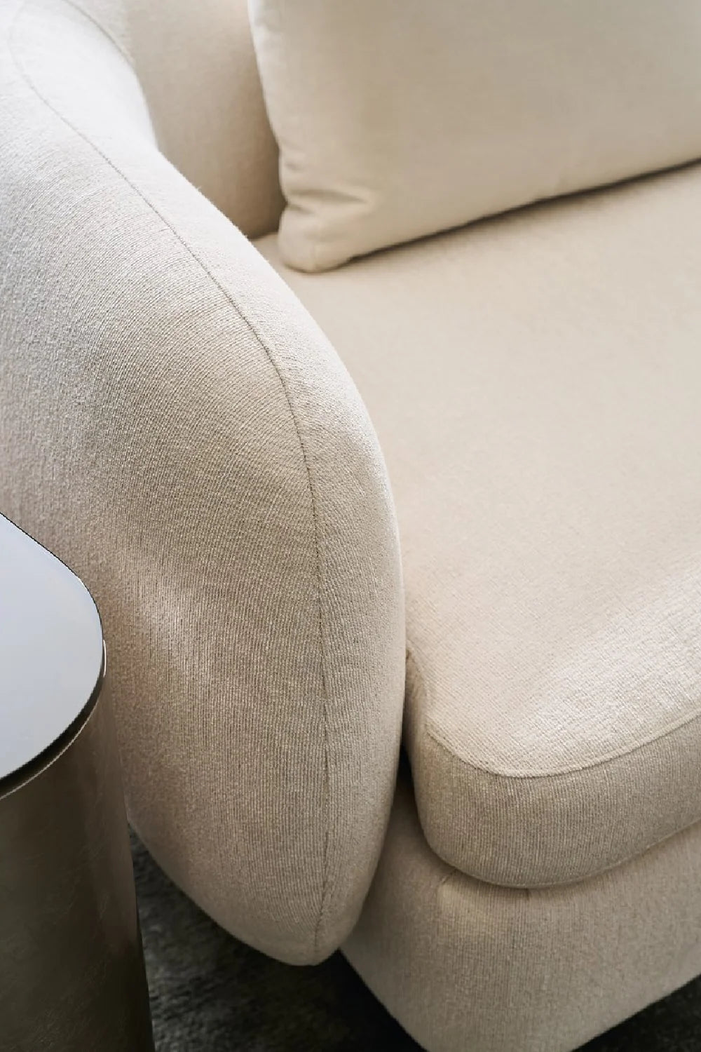 Luxury Lumi Fabric Sectional Chair Modern Italian Style for Villa