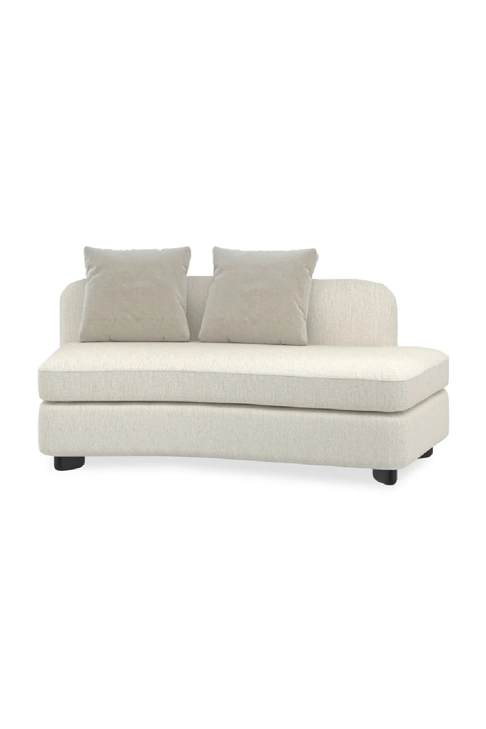 Luxury Lumi Fabric Sectional Chair Modern Italian Style for Villa