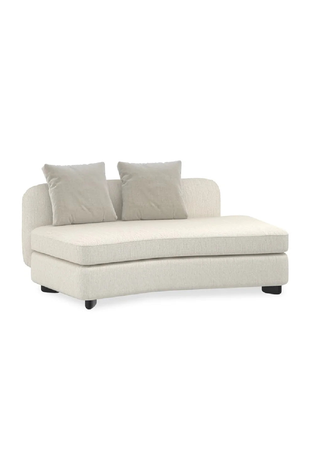 Luxury Lumi Fabric Sectional Chair Modern Italian Style for Villa