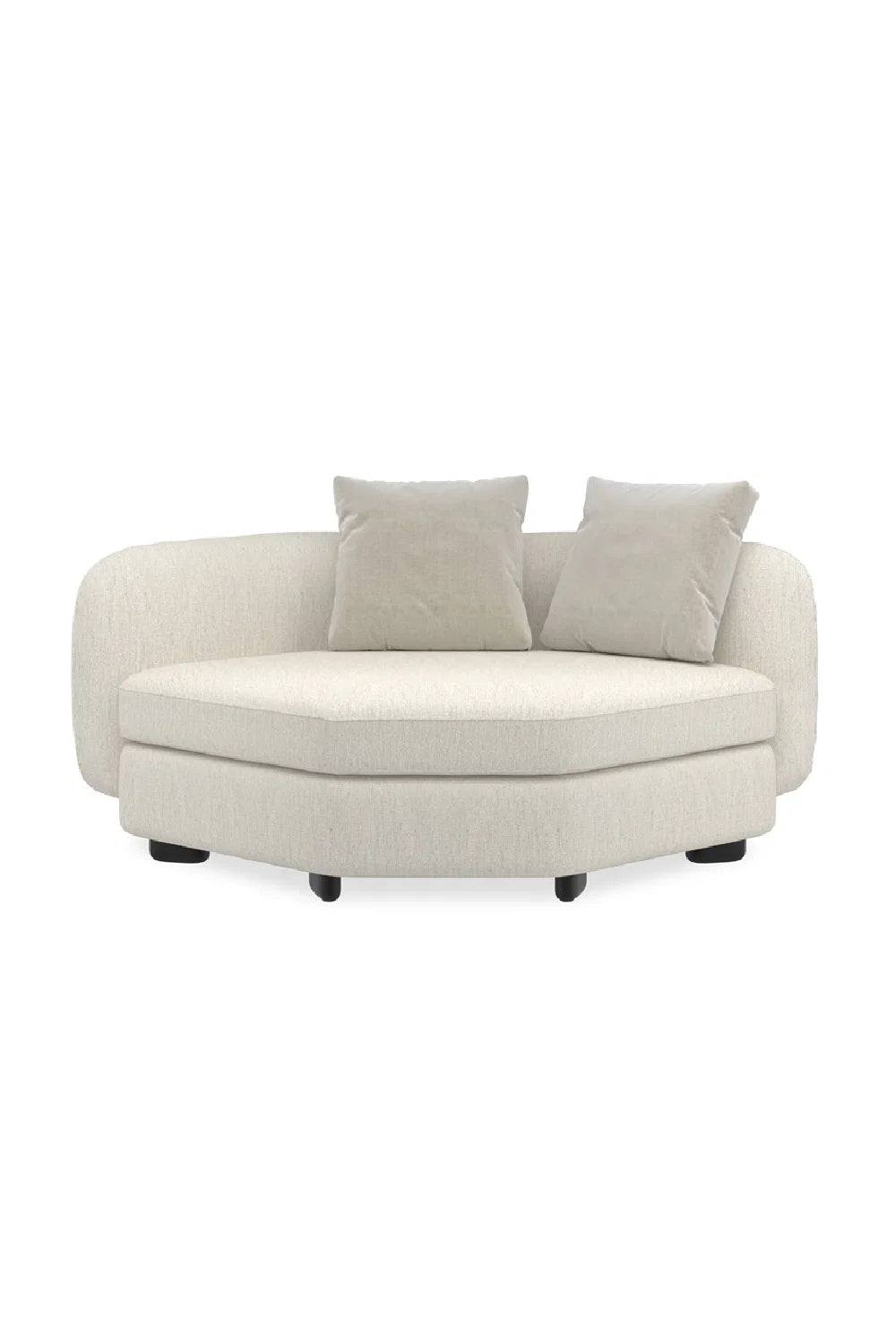 Luxury Lumi Fabric Sectional Chair Modern Italian Style for Villa