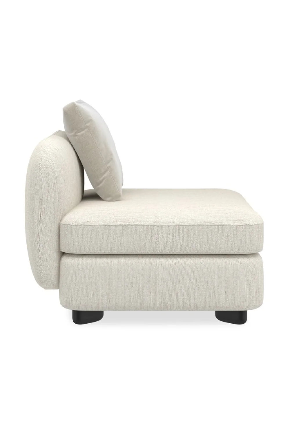 Luxury Lumi Fabric Sectional Chair Modern Italian Style for Villa