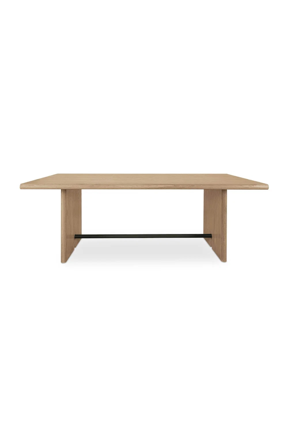 Luxury Madison Solid Oak Dining Table Modern Italian Style for Villa