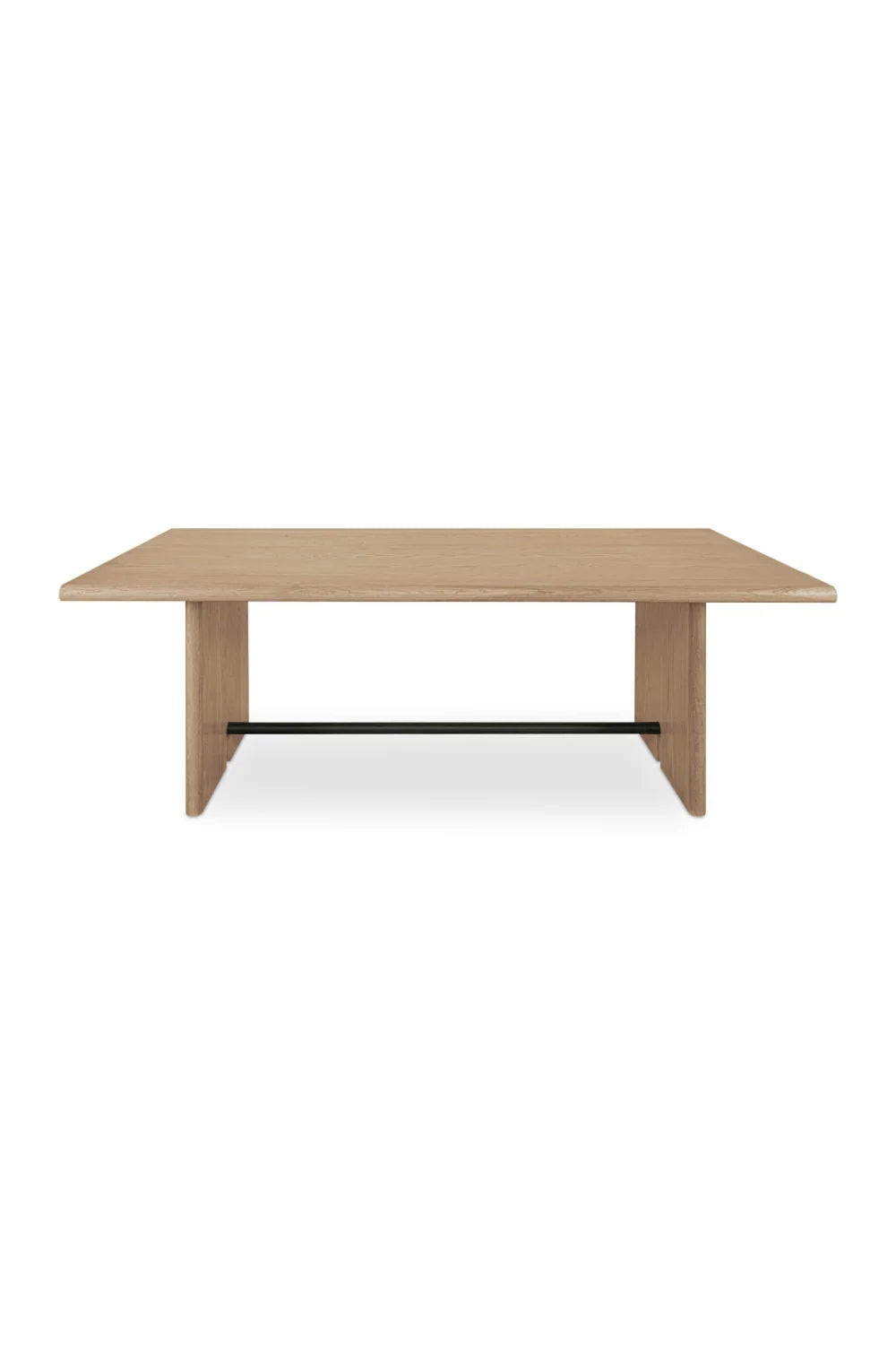 Luxury Madison Solid Oak Dining Table Modern Italian Style for Villa
