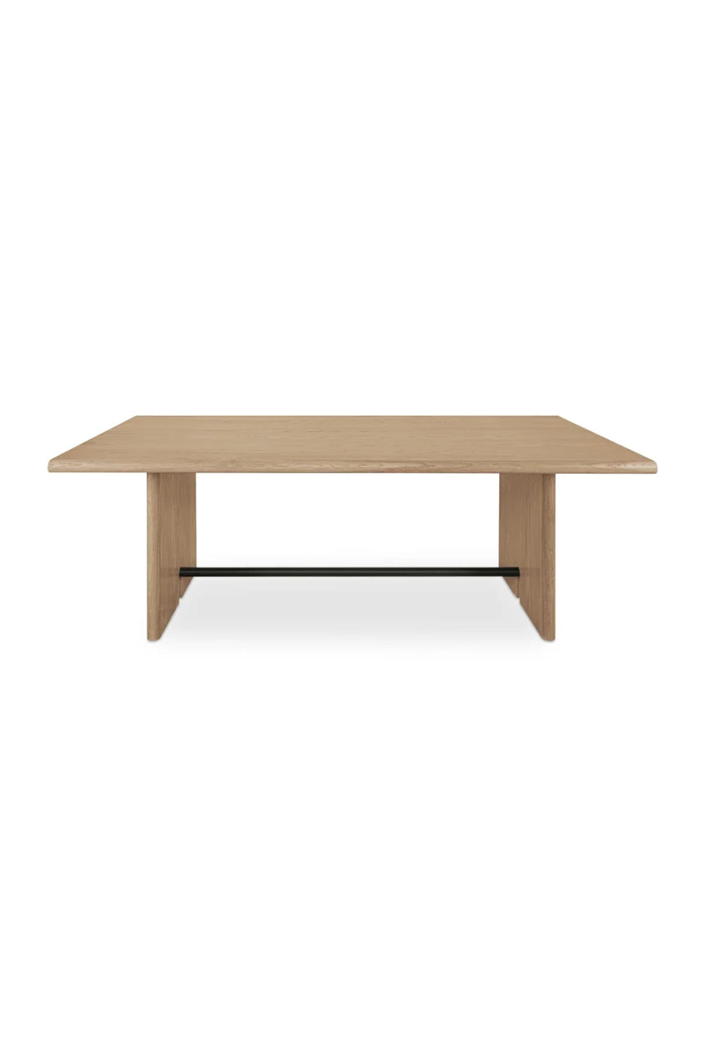 Luxury Madison Solid Oak Dining Table Modern Italian Style for Villa