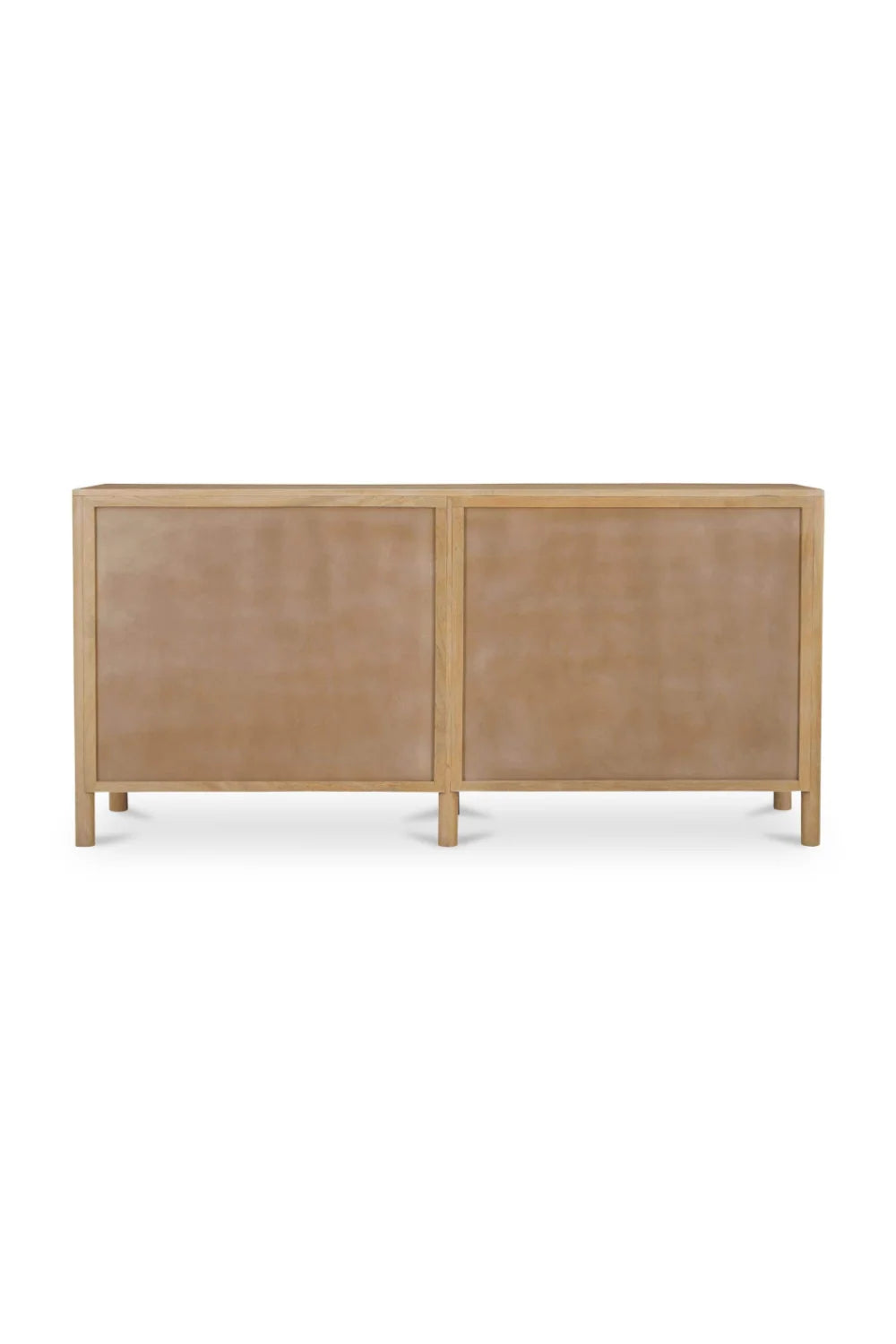 Luxury Mango Wood 4-Door Sideboard European Style for Villa