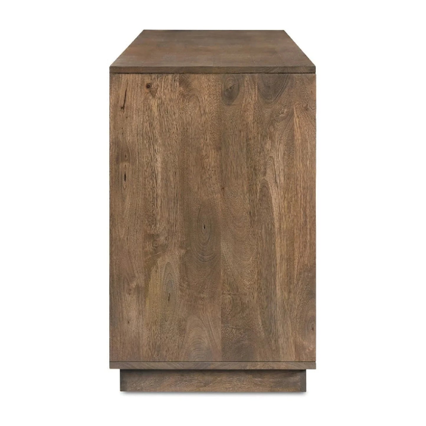 Luxury Mango Wood 4-Door Sideboard European Style for Villa