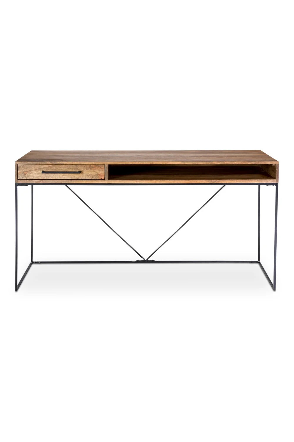 Luxury Mango Wood Modern Desk European Style for Villa