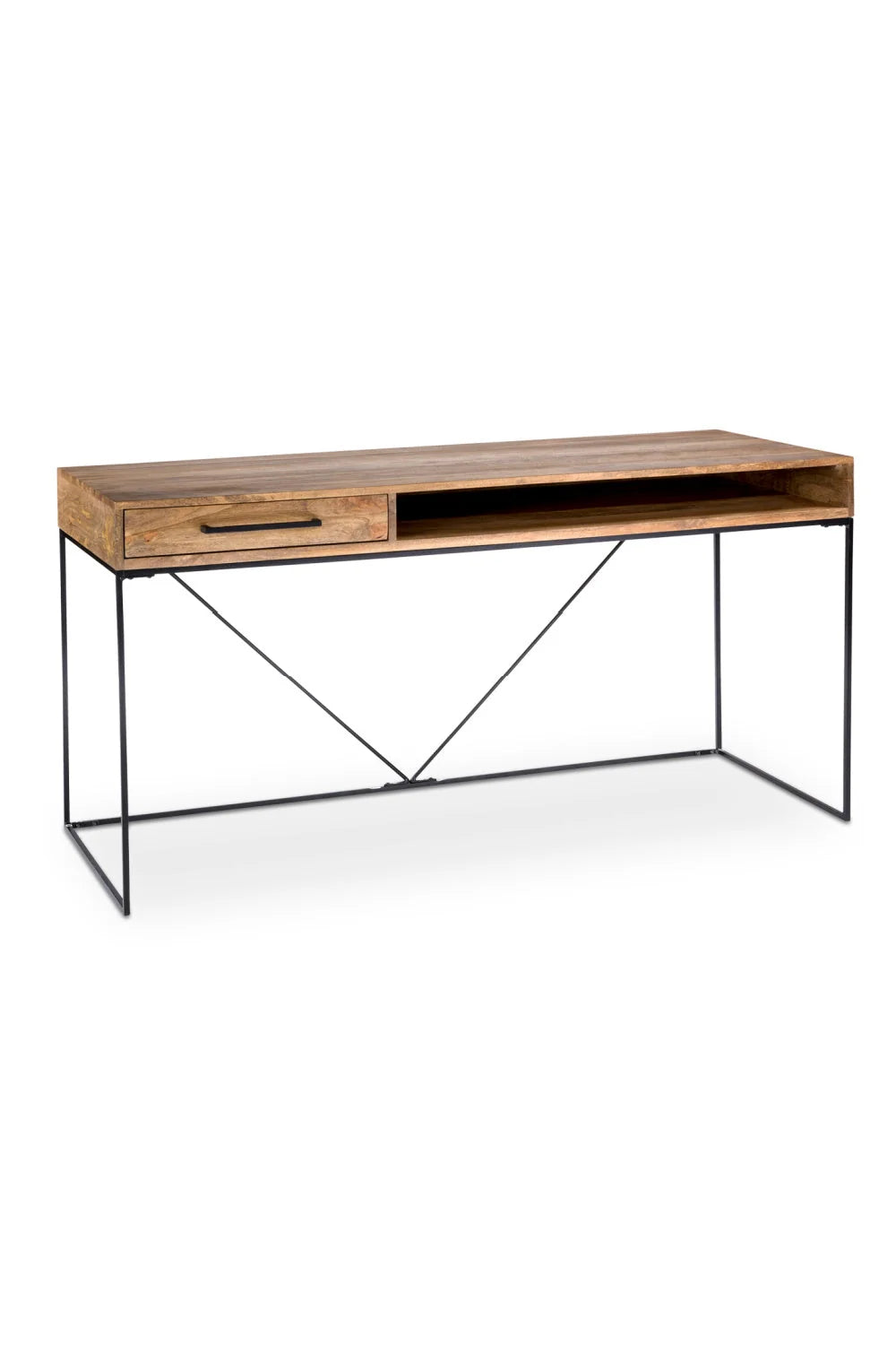Luxury Mango Wood Modern Desk European Style for Villa