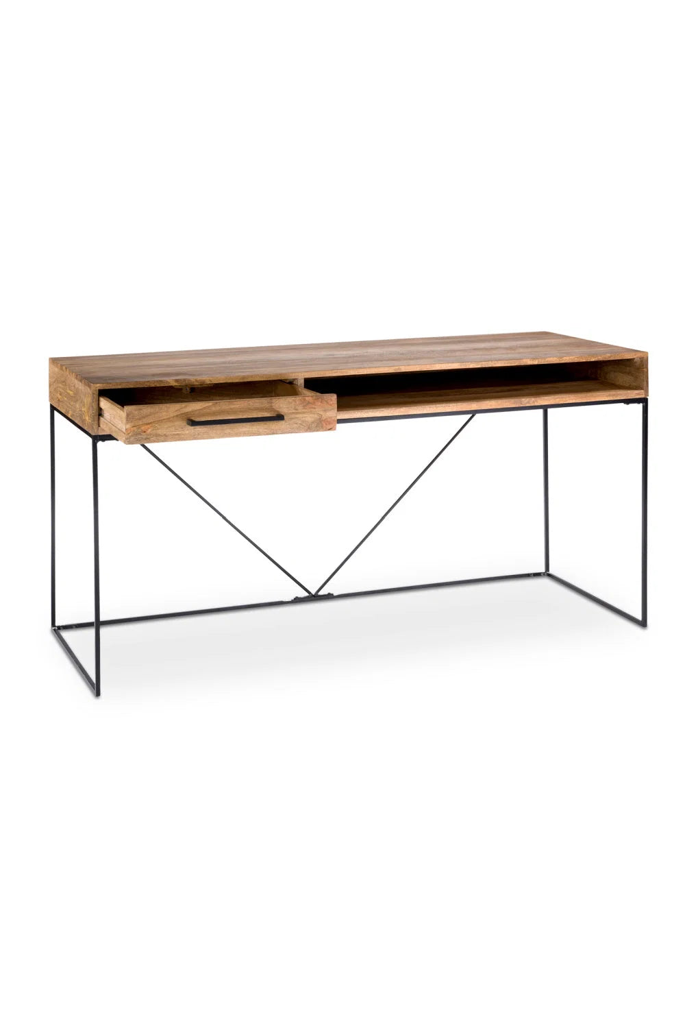 Luxury Mango Wood Modern Desk European Style for Villa