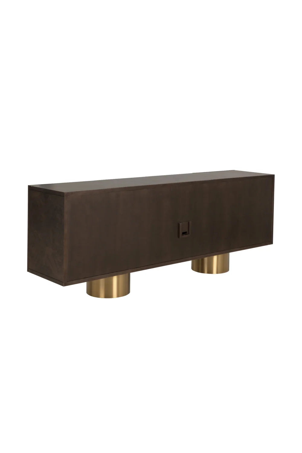 Luxury Maple Burl 4-Door Sideboard European Style for Villa