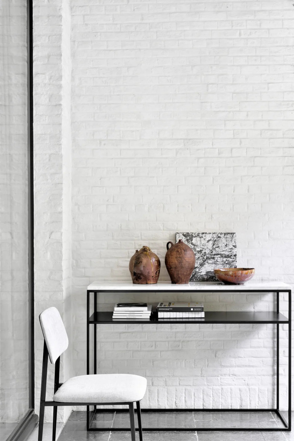 Luxury Marble Console Table Modern Italian Style for Villa