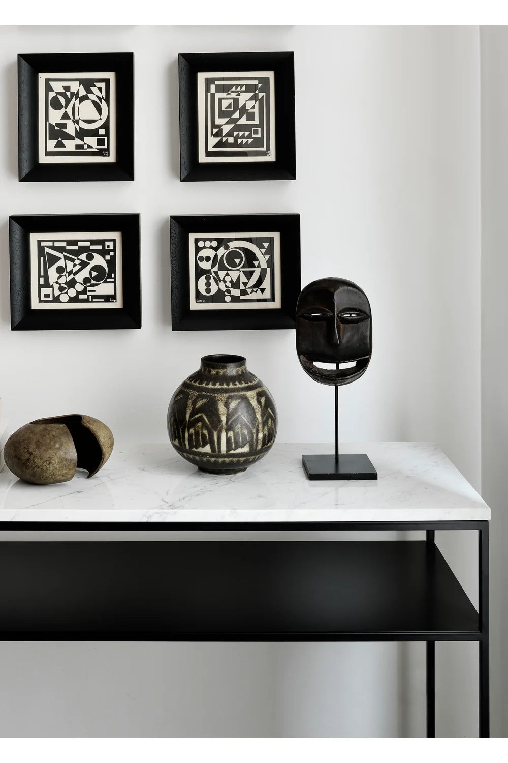 Luxury Marble Console Table Modern Italian Style for Villa