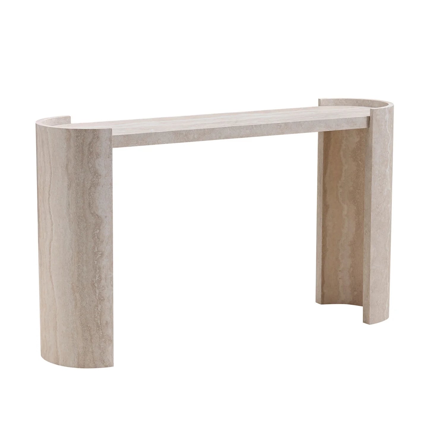 Luxury Marble Look Console Table Modern Italian Style for Villa