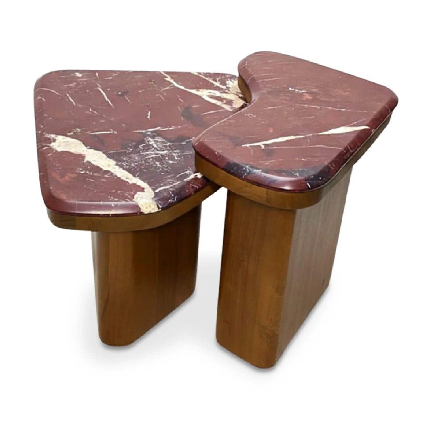 Luxury Marble Nesting Coffee Table Modern Italian Style for Villa