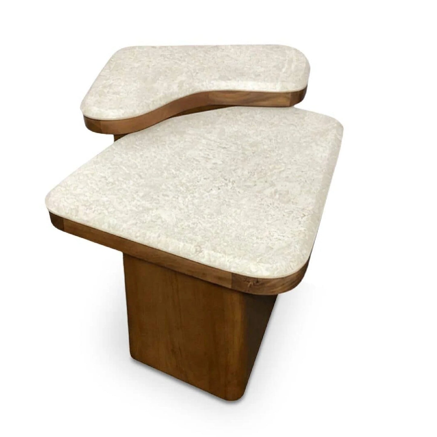Luxury Marble Nesting Coffee Table Modern Italian Style for Villa