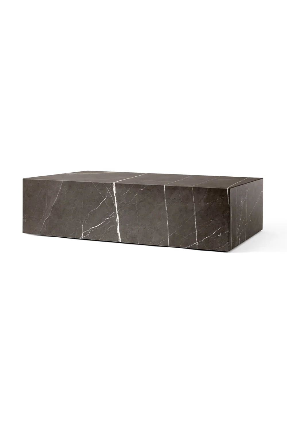 Luxury Marble Plinth Coffee Table Modern Italian Style for Villa