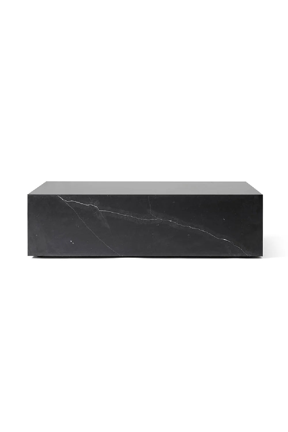 Luxury Marble Plinth Coffee Table Modern Italian Style for Villa