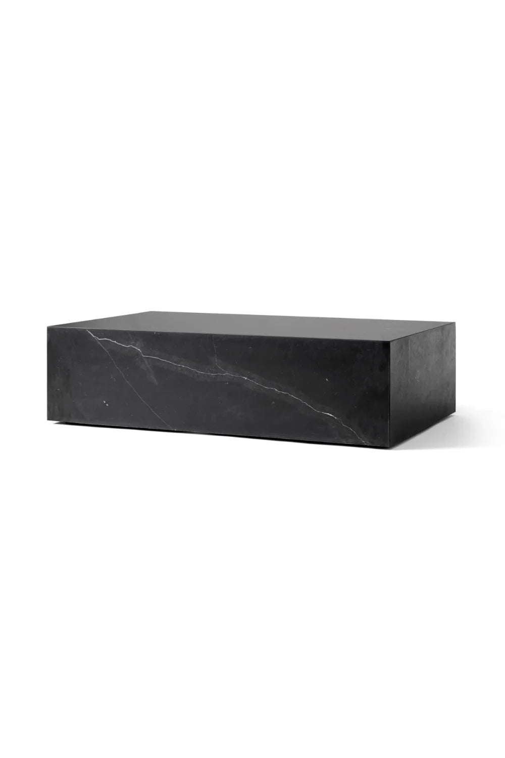 Luxury Marble Plinth Coffee Table Modern Italian Style for Villa