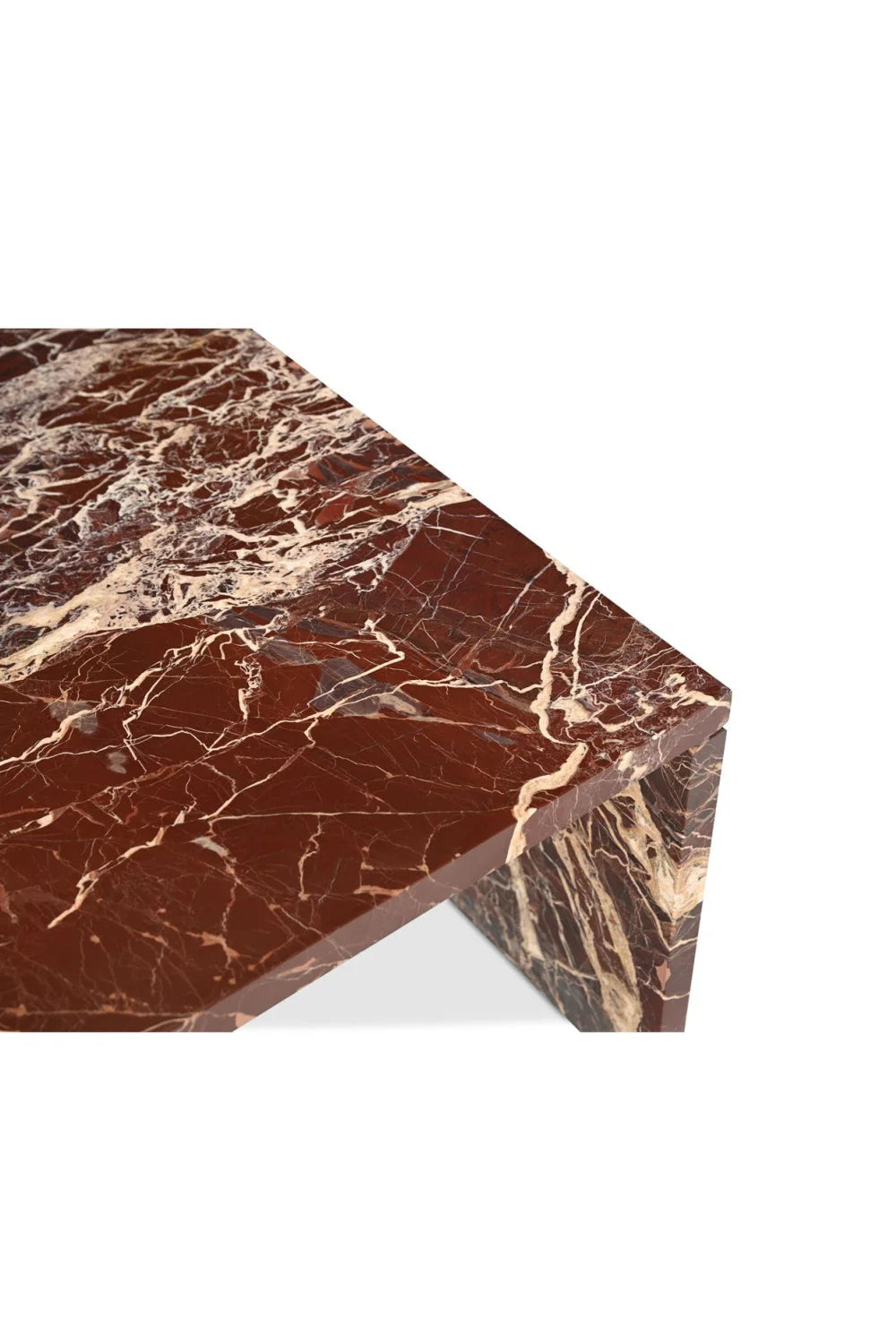 Luxury Marble Rectangular Coffee Table Modern Italian Style for Villa