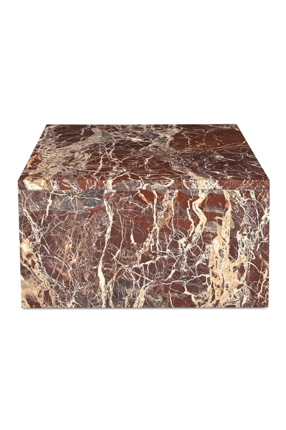 Luxury Marble Rectangular Coffee Table Modern Italian Style for Villa