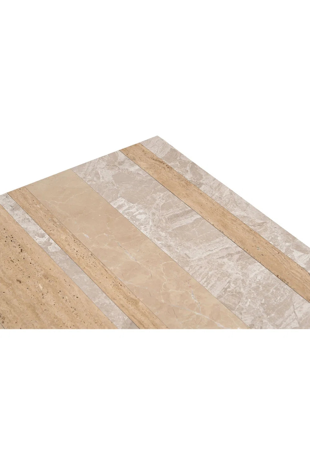 Luxury Marble Rectangular Coffee Table Modern Italian Style for Villa