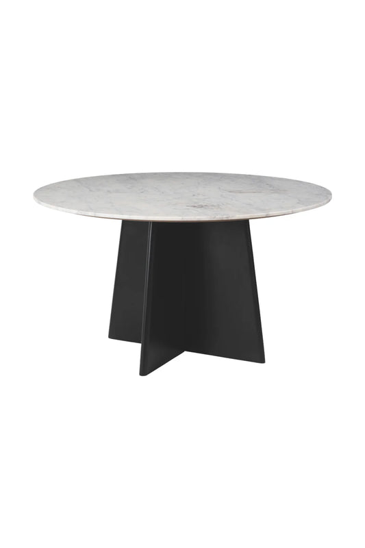 Luxury Marble Round Dining Table Modern Italian Style for Villa
