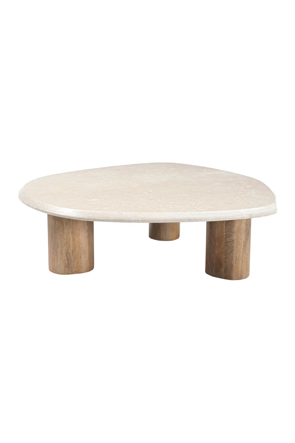 Luxury Marlin Botticino Marble Nesting Coffee Tables Modern Italian Style for Villa