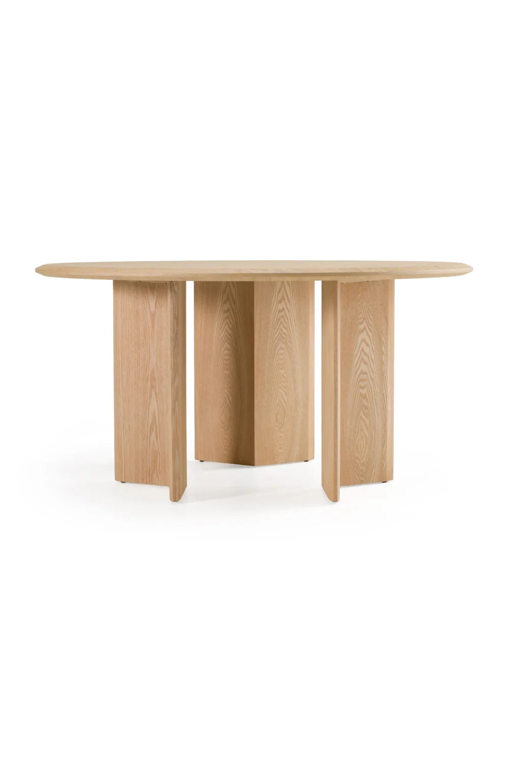 Luxury Masuda Ash Round Dining Table Modern Italian Style for Villa