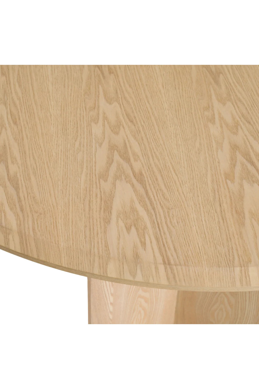 Luxury Masuda Ash Round Dining Table Modern Italian Style for Villa