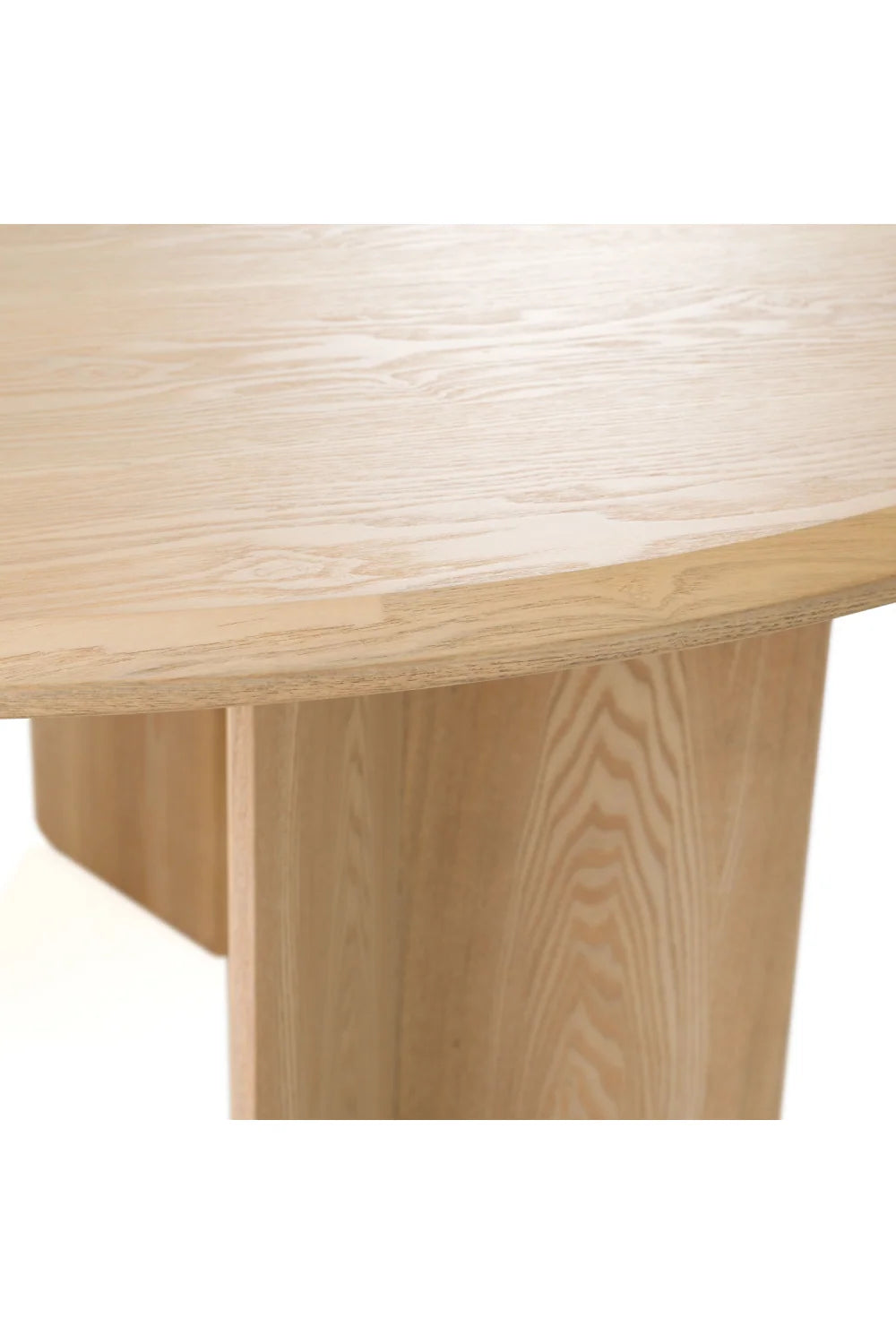 Luxury Masuda Ash Round Dining Table Modern Italian Style for Villa