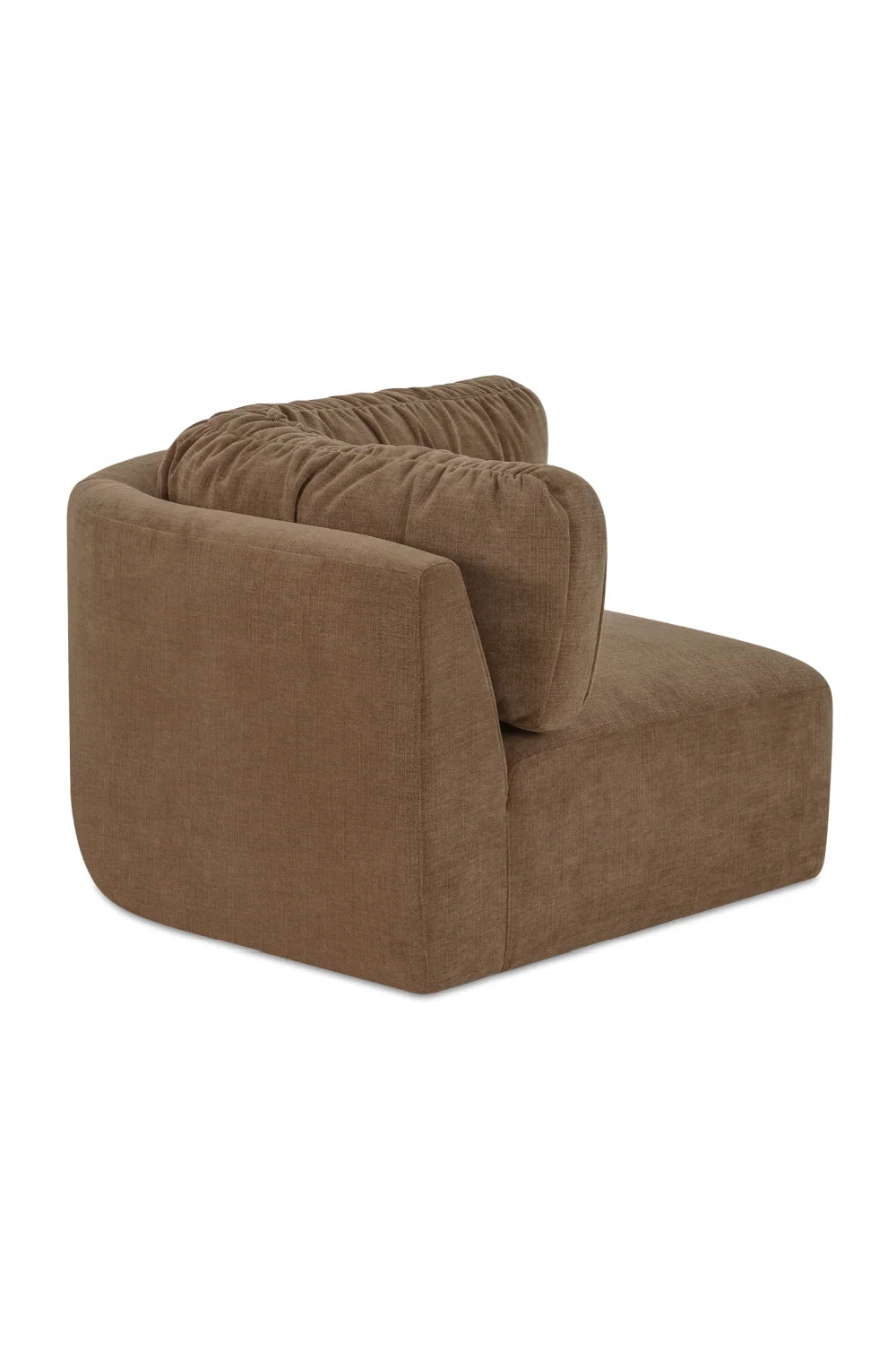 Luxury Matina Chenille Corner Sofa Modern Italian Style for Villa