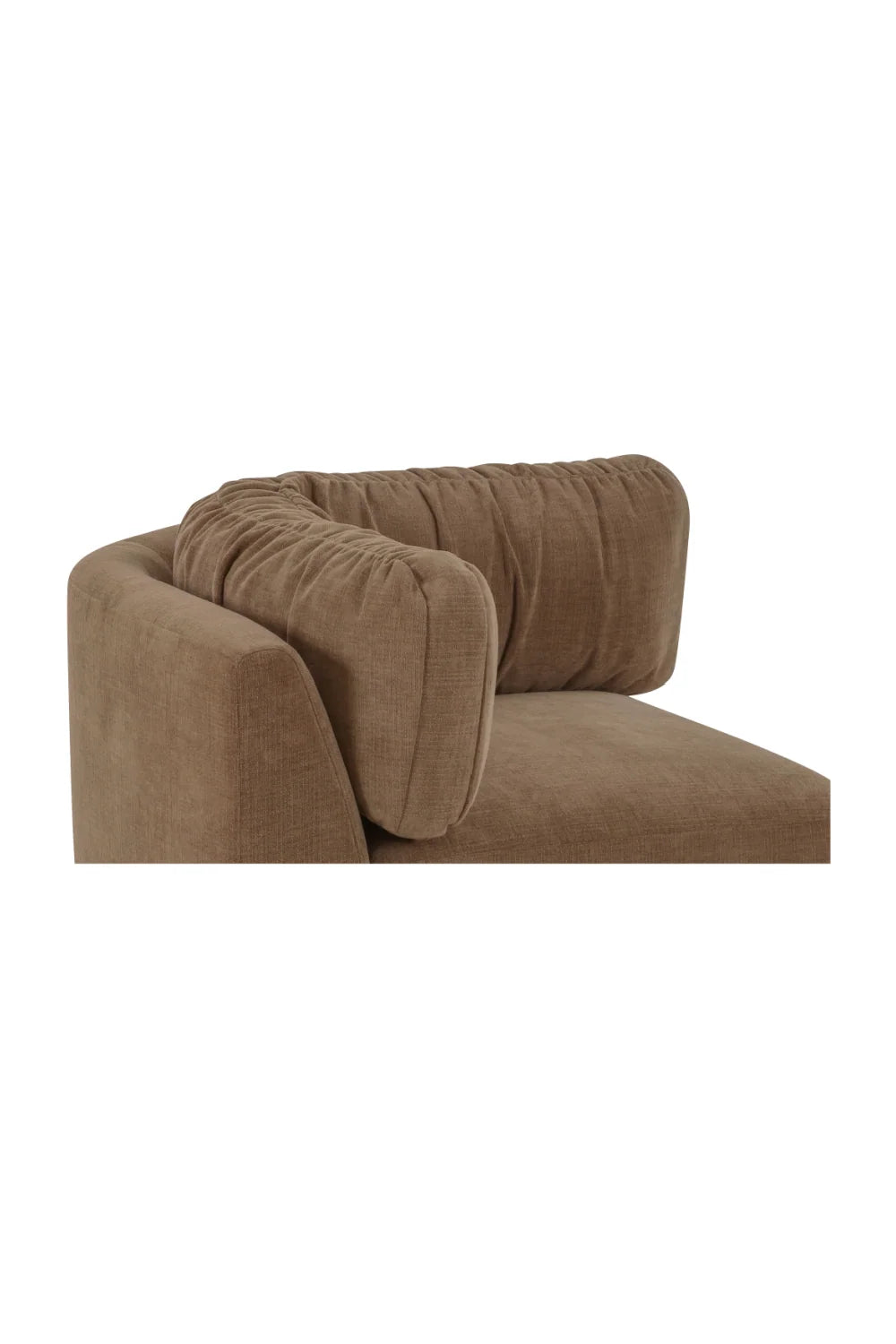 Luxury Matina Chenille Corner Sofa Modern Italian Style for Villa