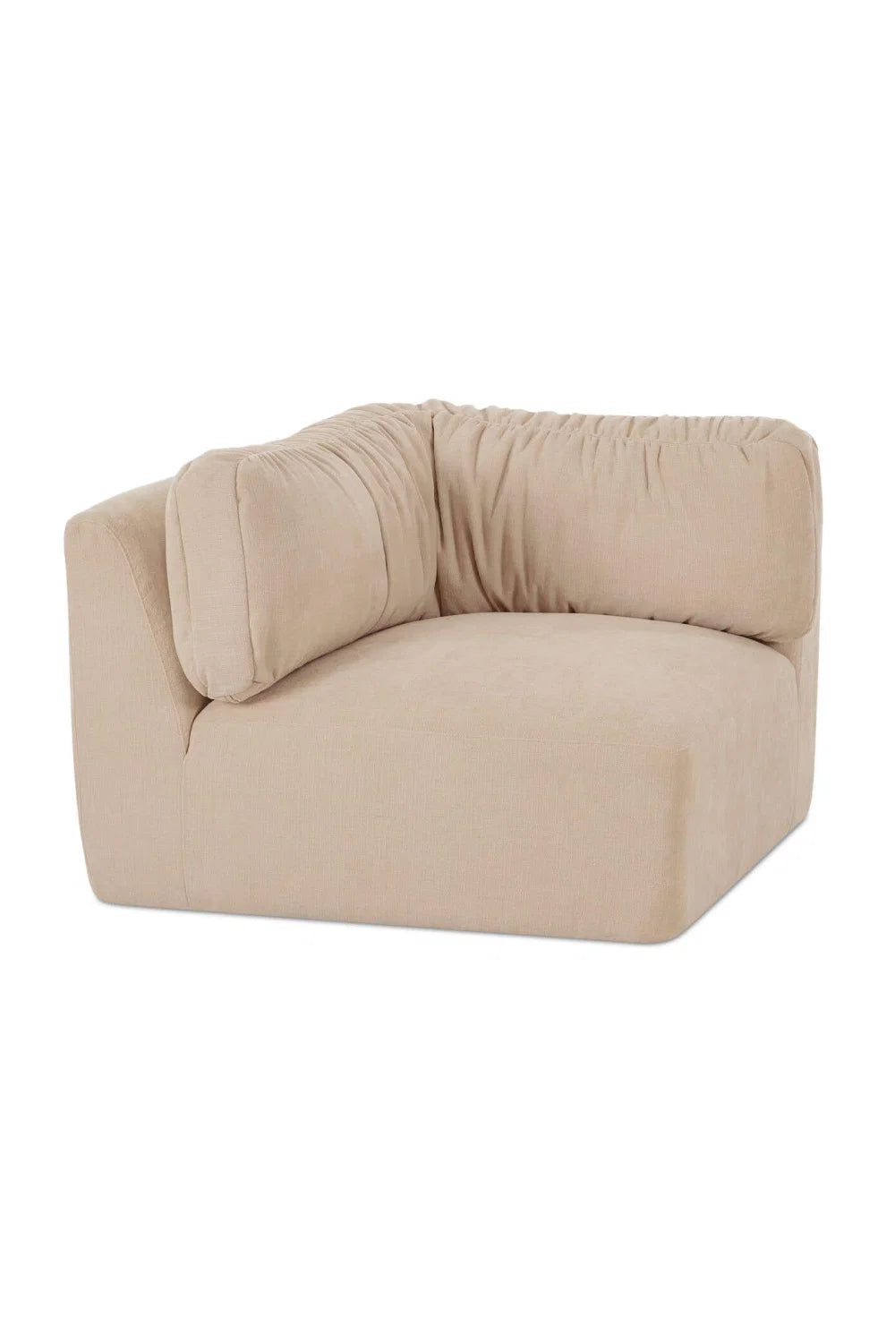 Luxury Matina Chenille Corner Sofa Modern Italian Style for Villa