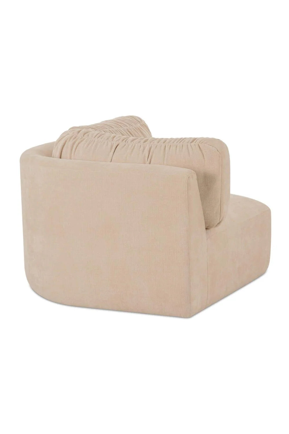 Luxury Matina Chenille Corner Sofa Modern Italian Style for Villa