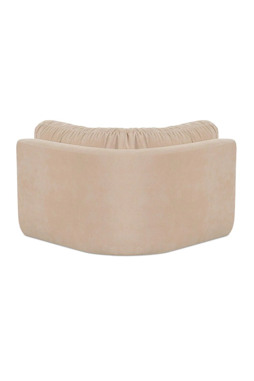 Luxury Matina Chenille Corner Sofa Modern Italian Style for Villa
