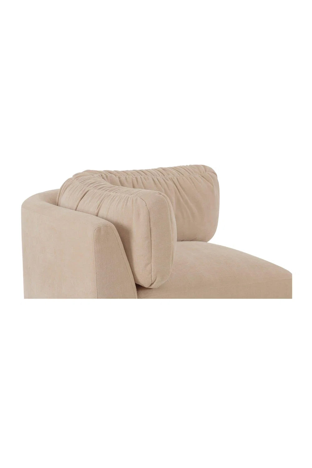 Luxury Matina Chenille Corner Sofa Modern Italian Style for Villa