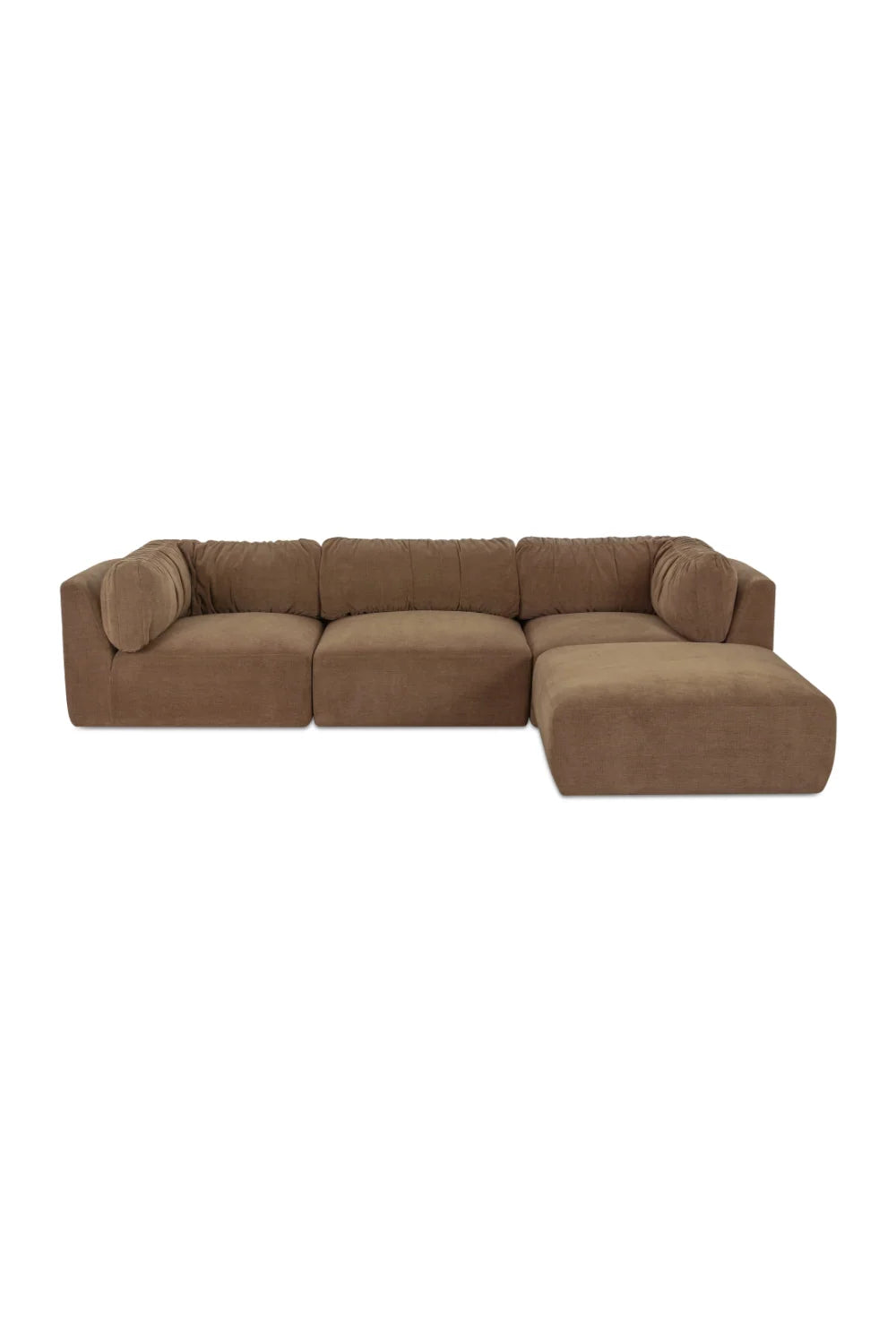 Luxury Matina Chenille Modular Sofa Modern Italian Style for Villa