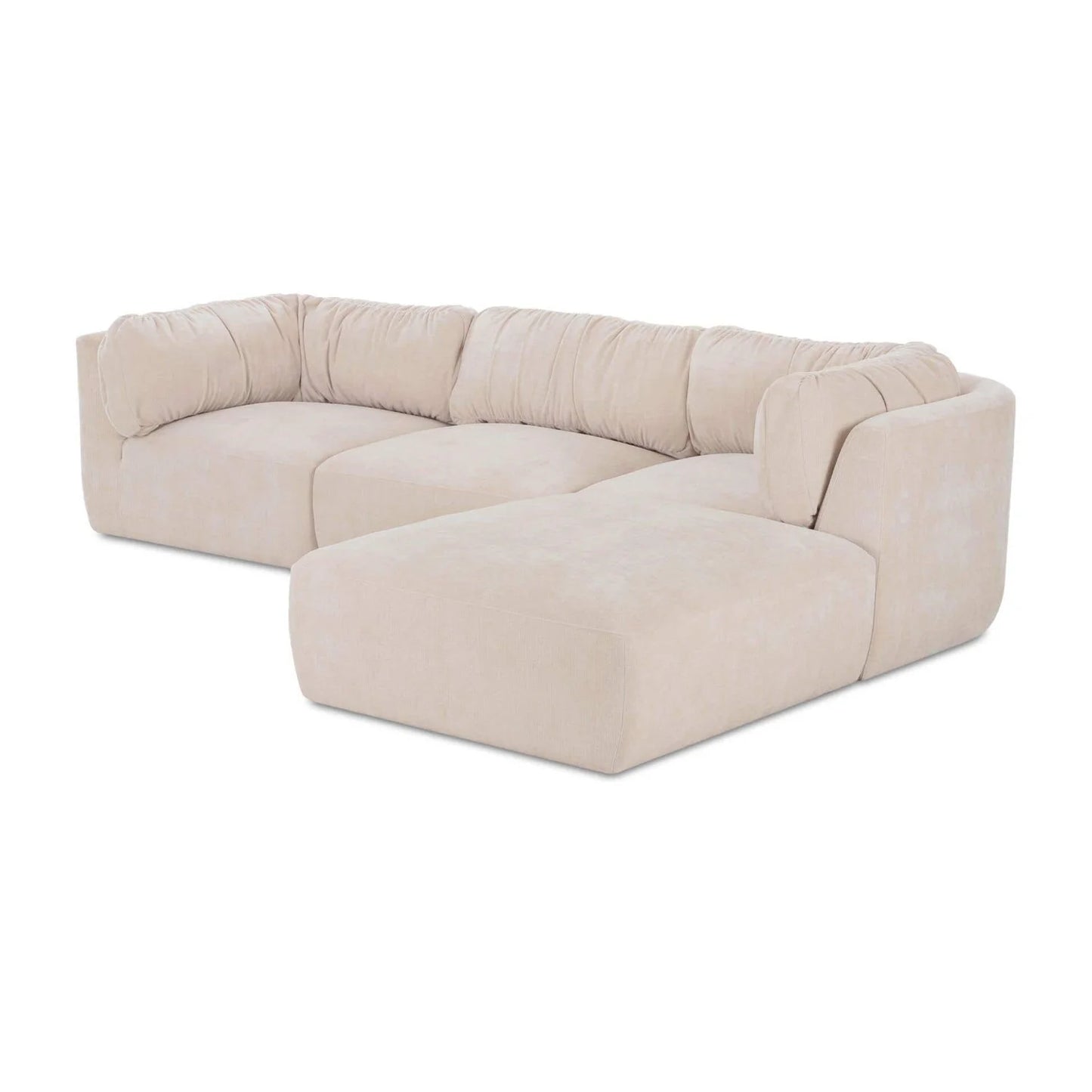 Luxury Matina Chenille Modular Sofa Modern Italian Style for Villa