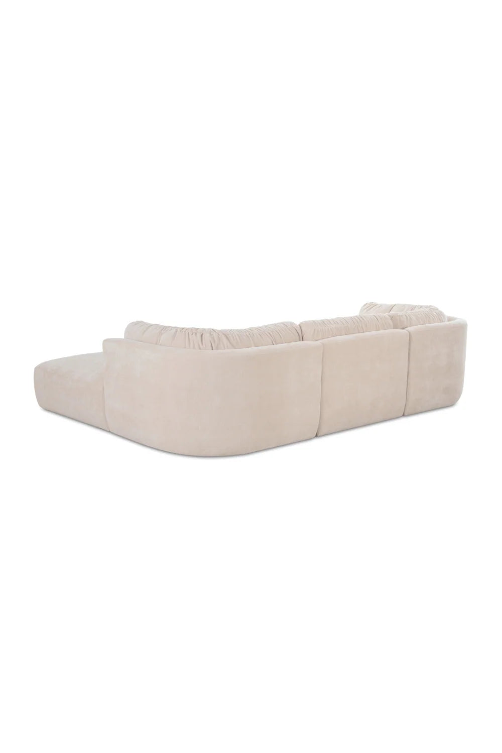 Luxury Matina Chenille Modular Sofa Modern Italian Style for Villa