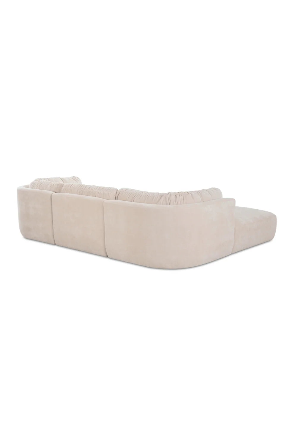 Luxury Matina Chenille Modular Sofa Modern Italian Style for Villa