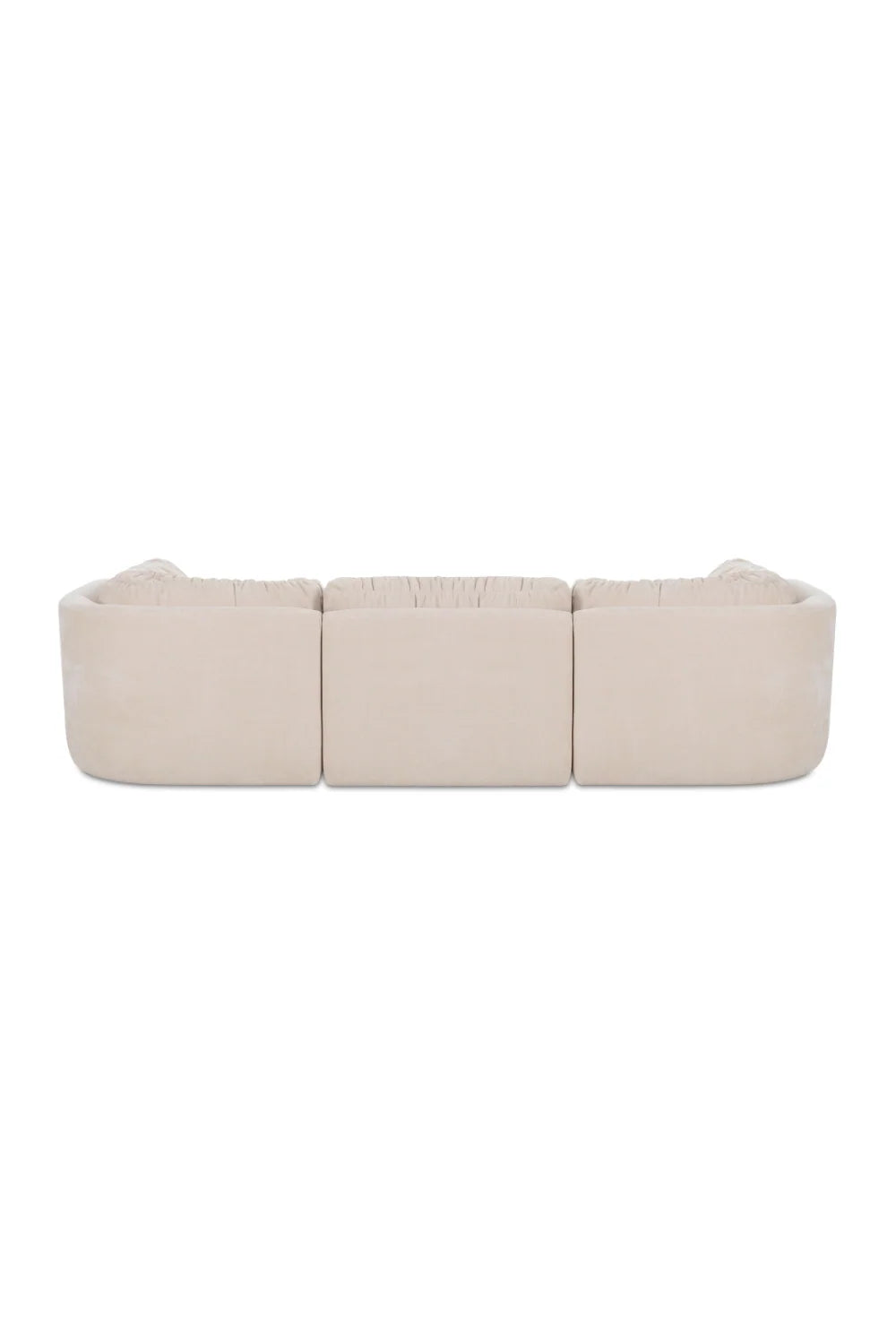 Luxury Matina Chenille Modular Sofa Modern Italian Style for Villa