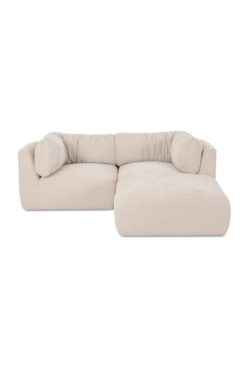 Luxury Matina Chenille Sectional Sofa Modern Italian Style for Villa